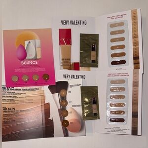 Foundation Makeup Concealer Sample Bundle Bounce HD Skin Valentino Kevyn Aucoin